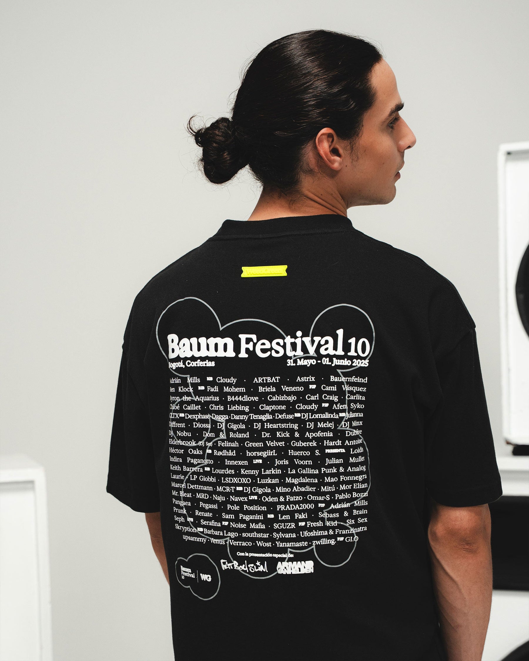 CAMISETA LINE UP NEGRO