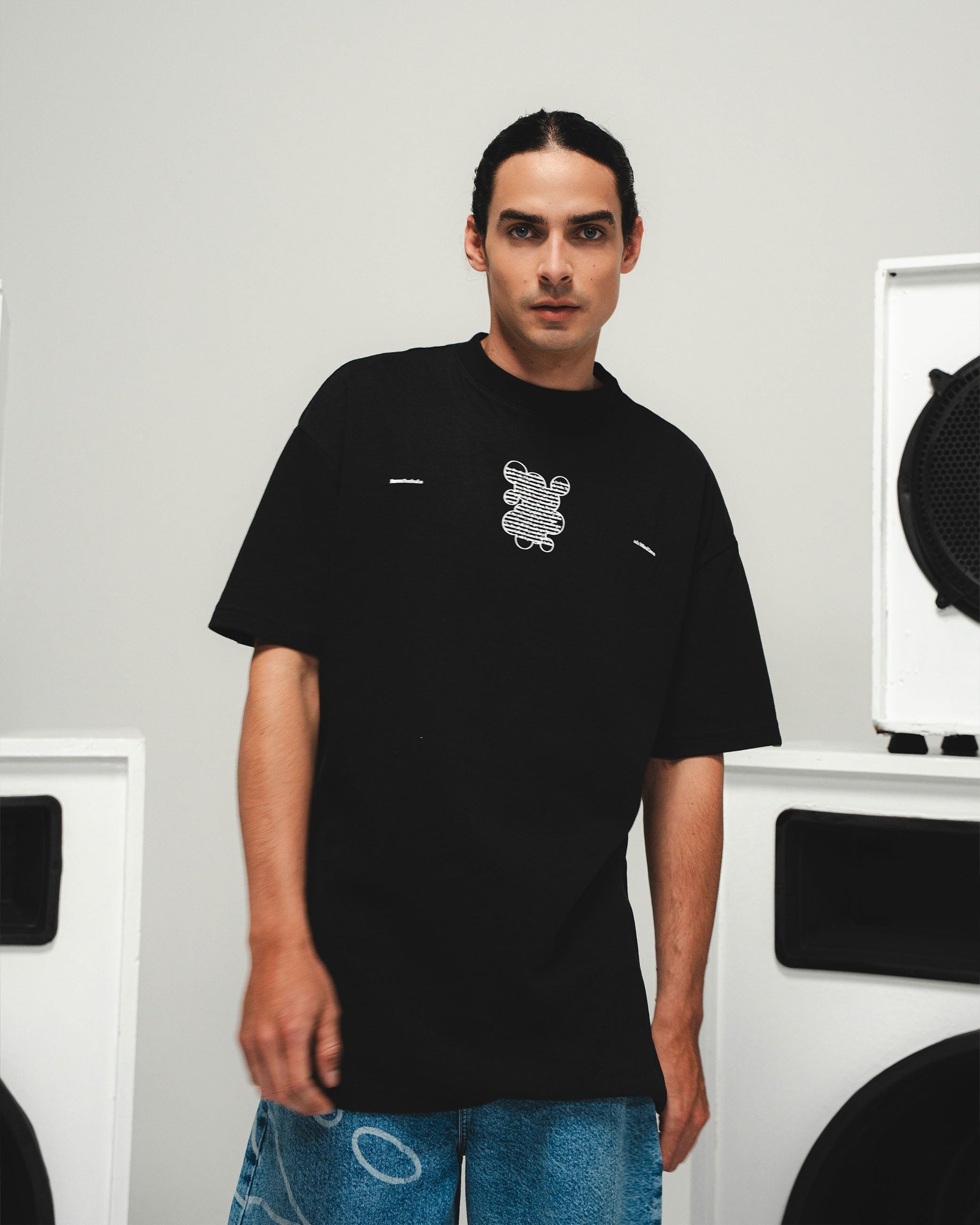 CAMISETA LINE UP NEGRO