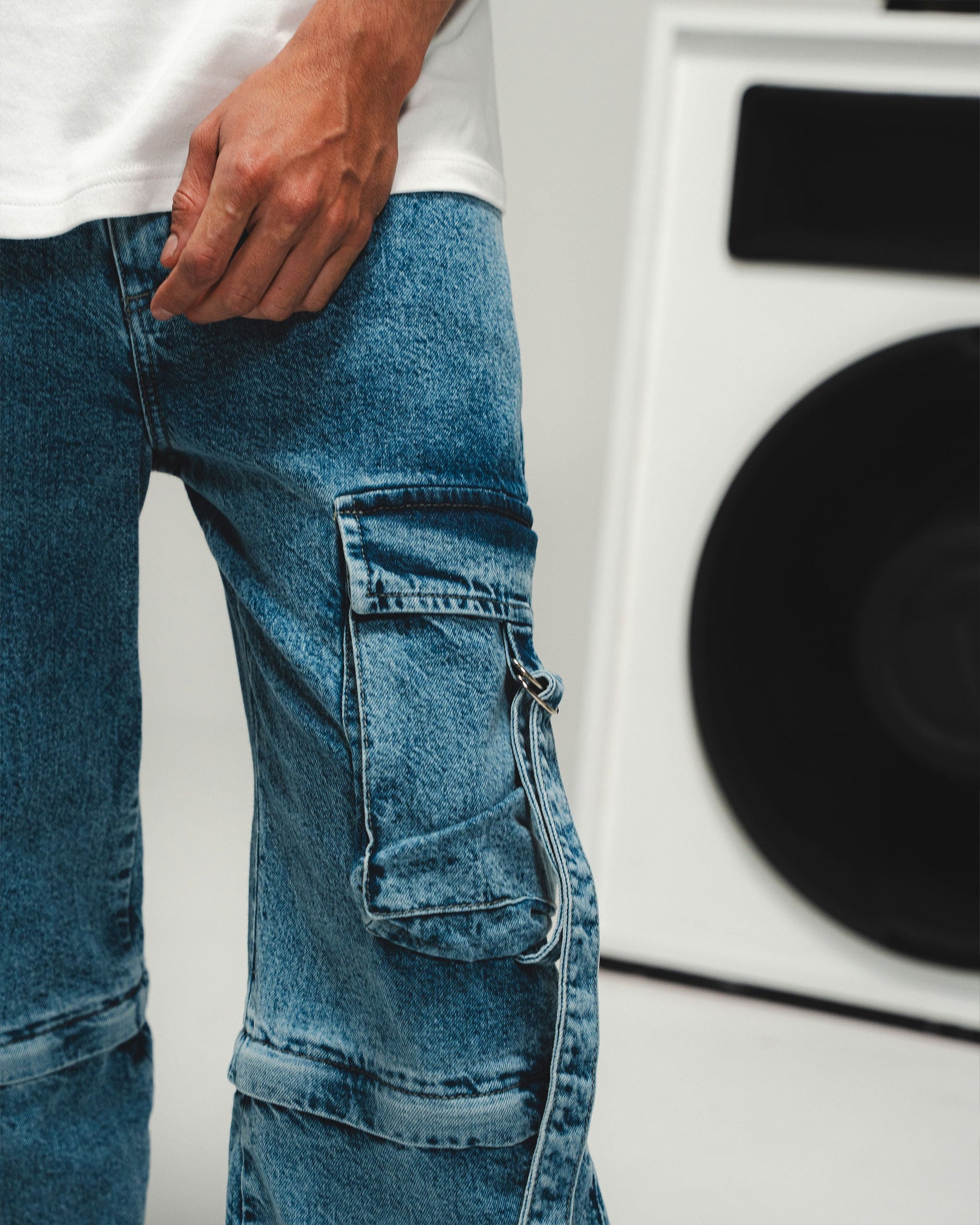 JEAN HOMBRE MODULAR AZUL MEDIO