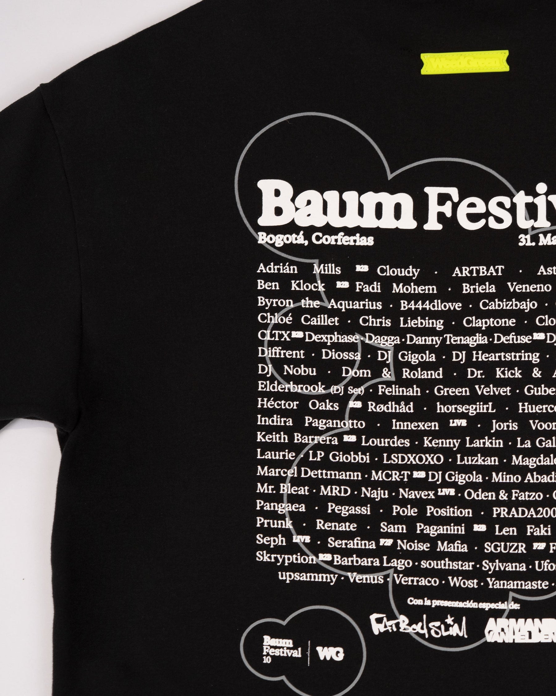 CAMISETA LINE UP NEGRO