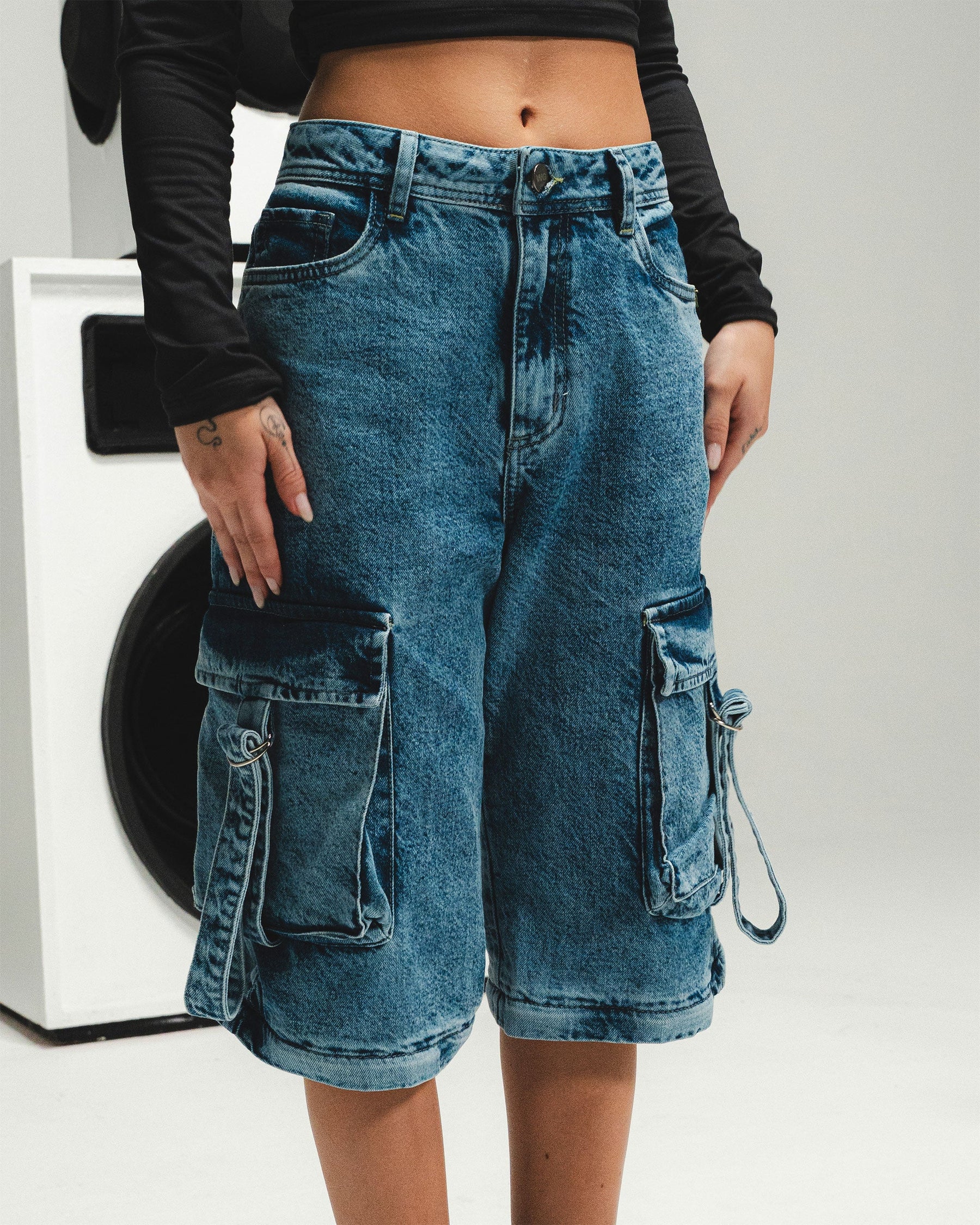JEAN MUJER MODULAR AZUL MEDIO