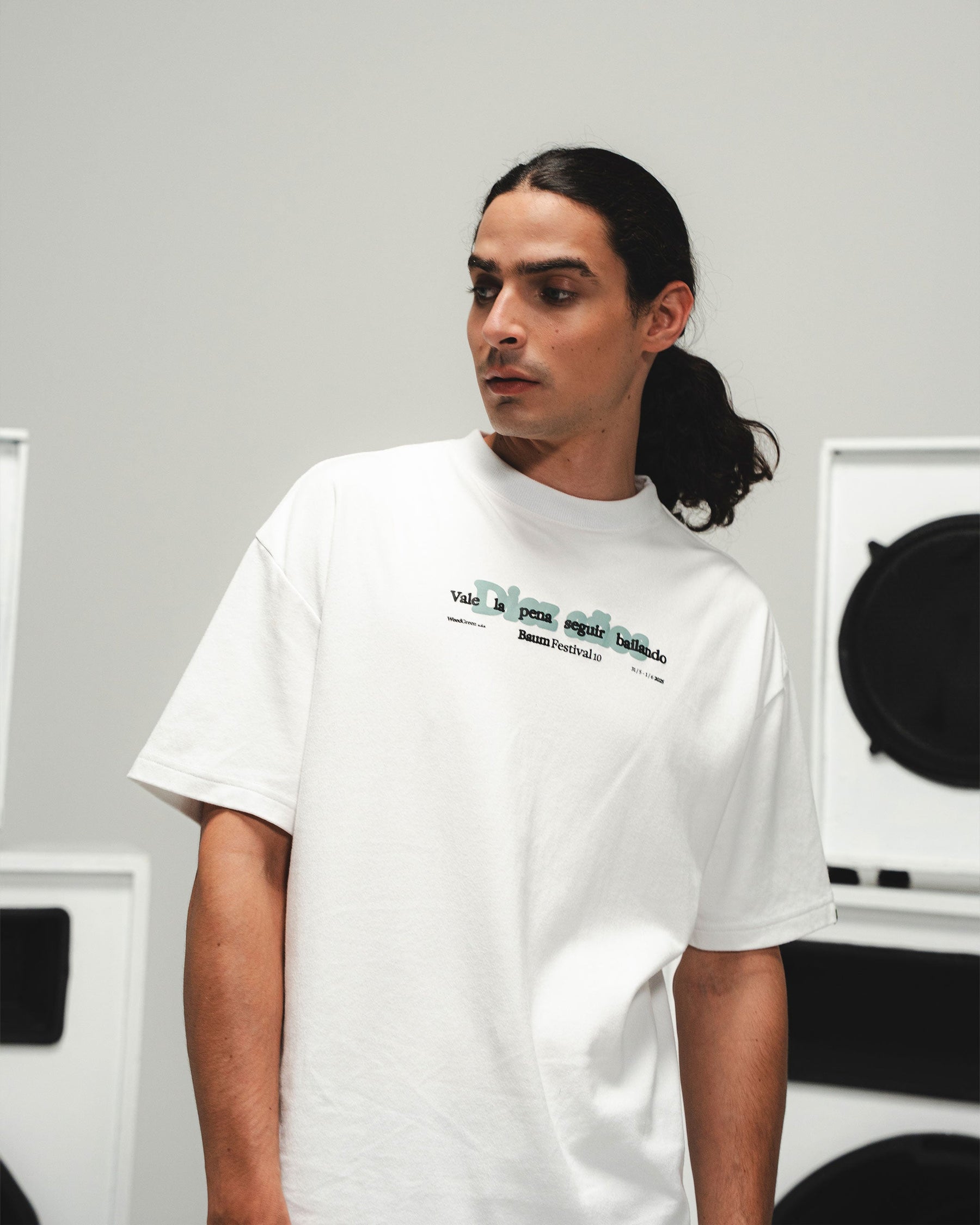 CAMISETA DIEZ AÑOS BLANCO