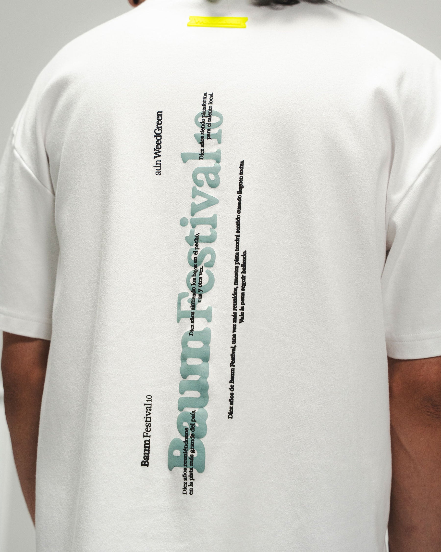 CAMISETA DIEZ AÑOS BLANCO