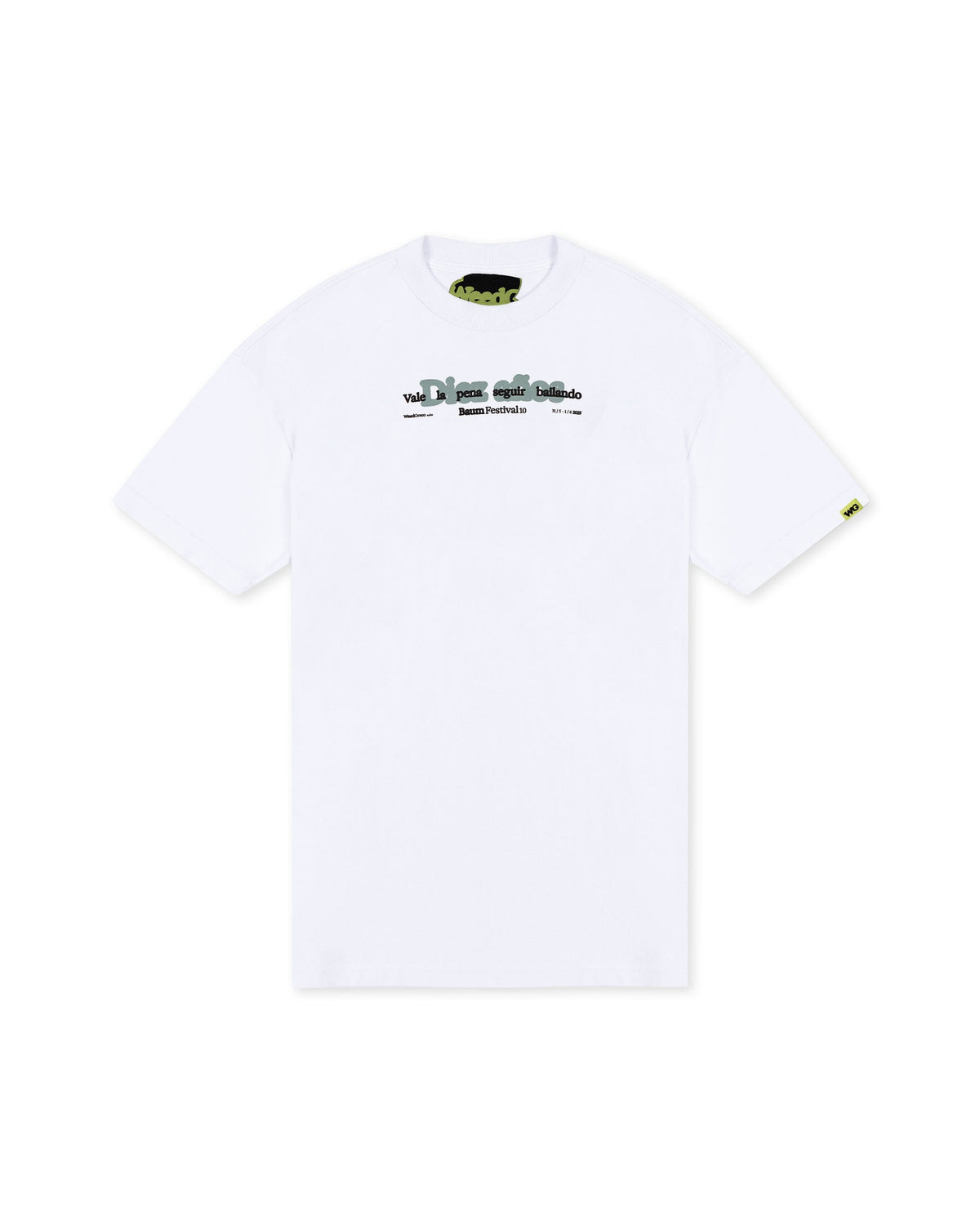 CAMISETA DIEZ AÑOS BLANCO