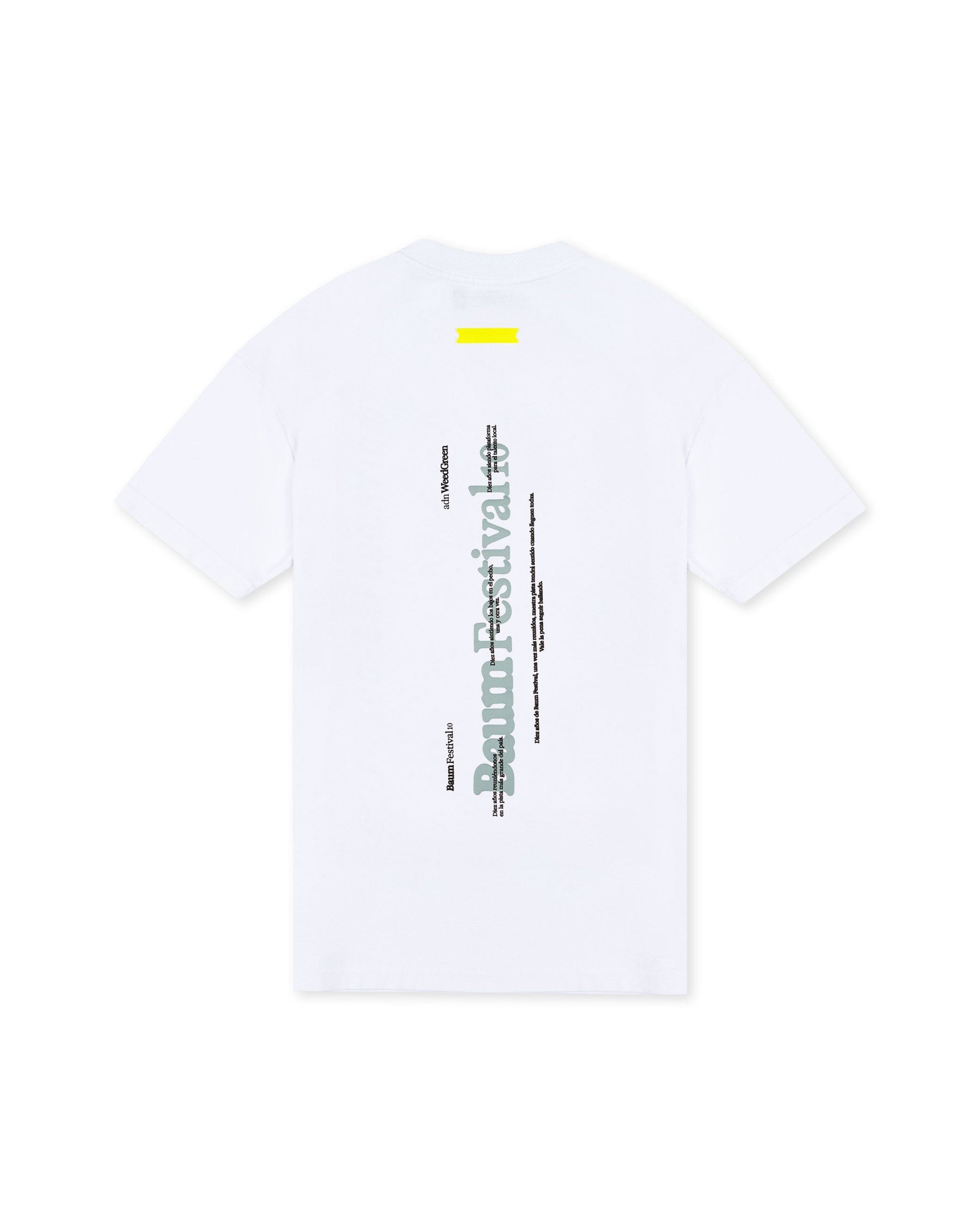 CAMISETA DIEZ AÑOS BLANCO