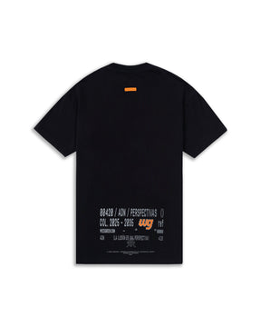 CAMISETA PERSPECTIVA NEGRO