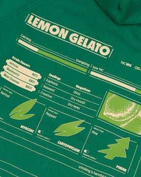HOODIE LEMON GELATO VERDE