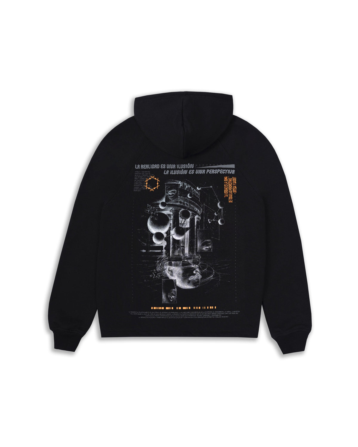 ZIP HOODIE  REALIDAD NEGRO