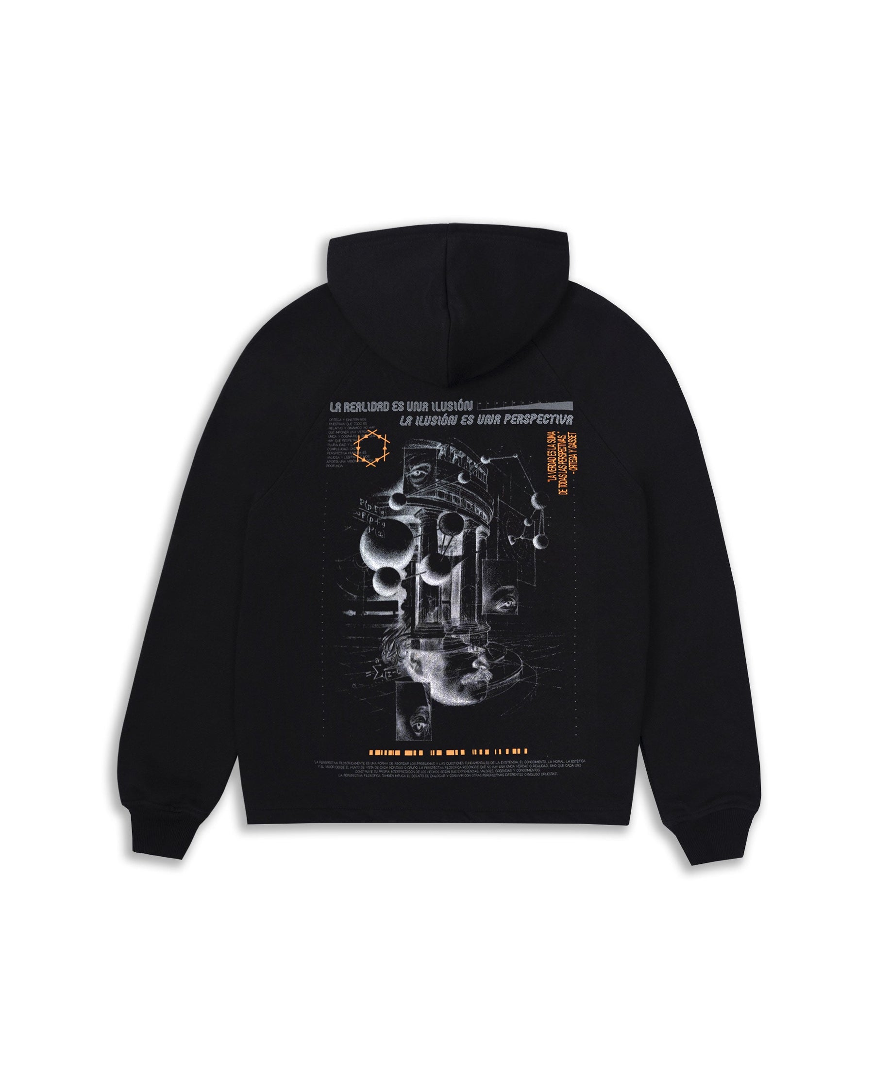 ZIP HOODIE  REALIDAD NEGRO