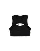 CUT CROP TOP 3.0 WEEDGREEN NEGRO