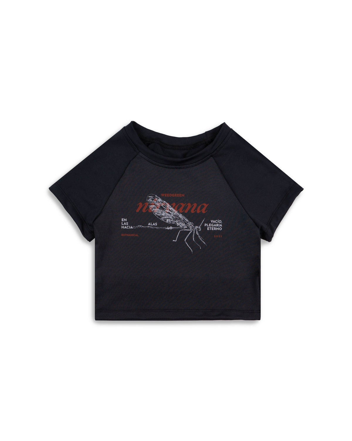 BABY TEE NIRVANA NEGRO