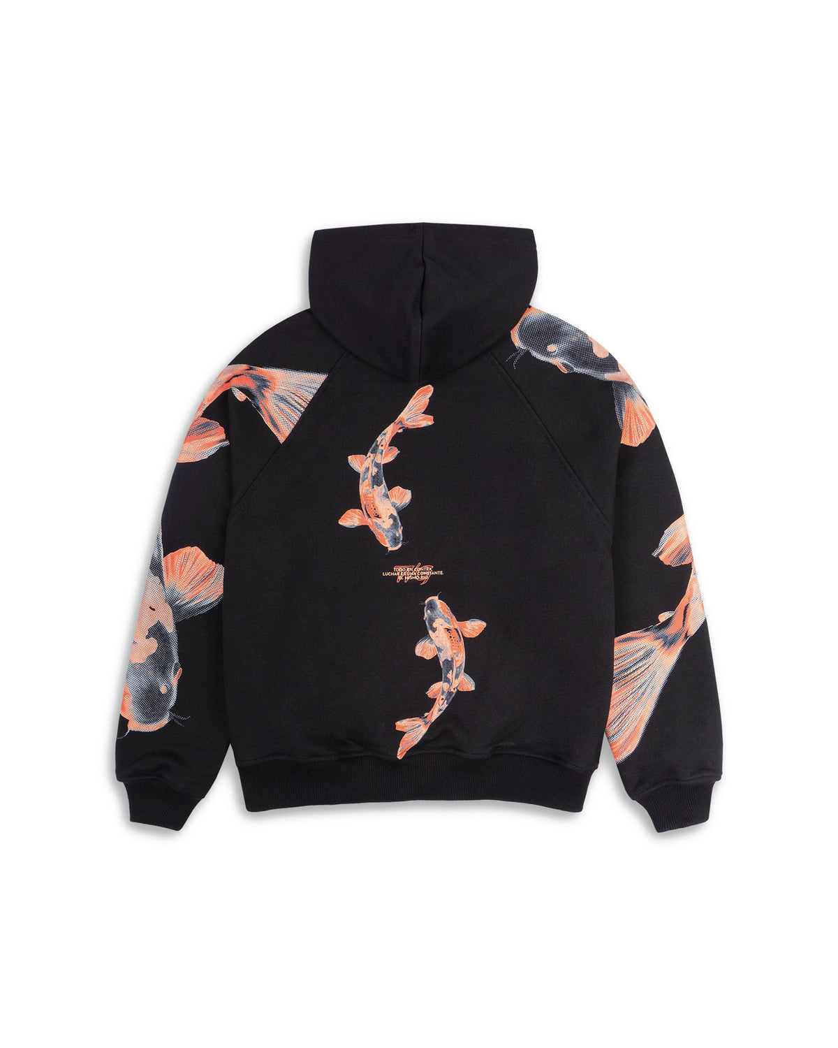 HOODIE NEGRO ART KOI