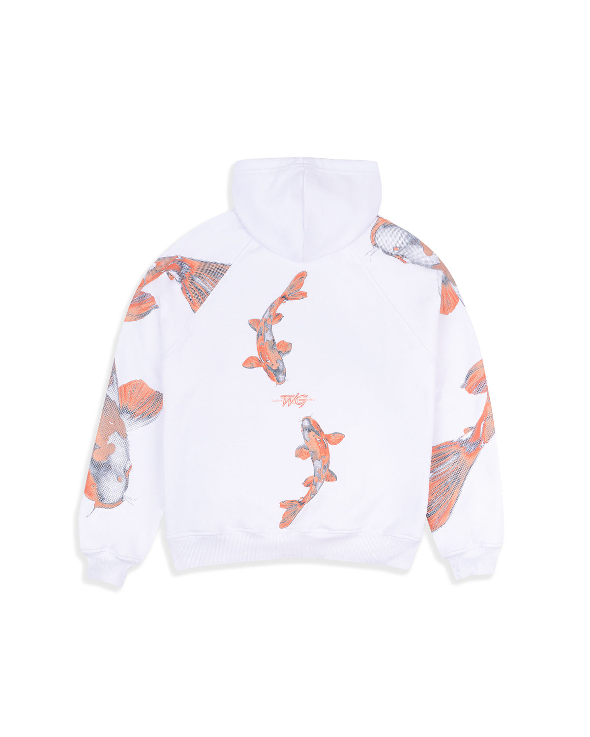 HOODIE BLANCO ART KOI