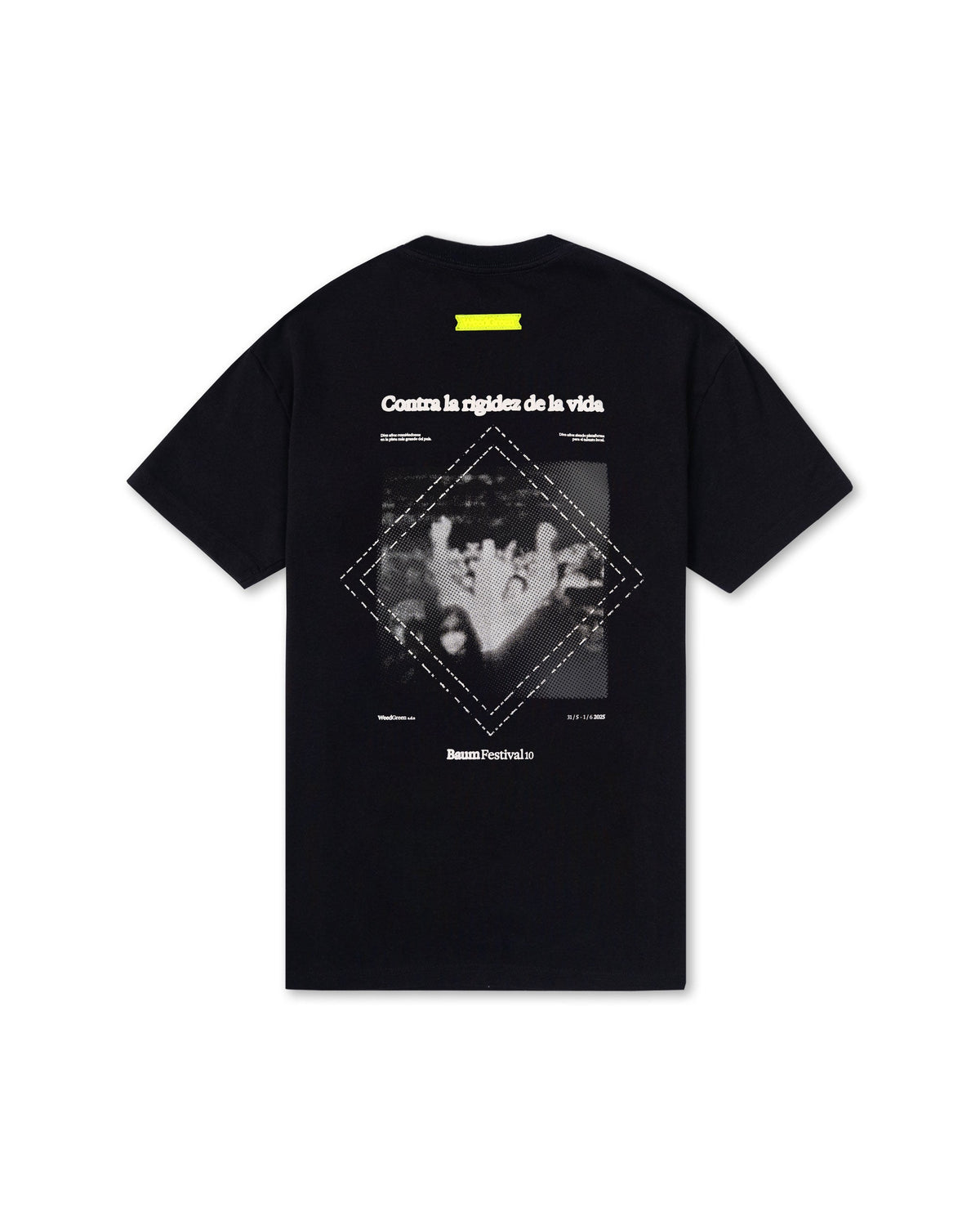 CAMISETA RIGIDEZ NEGRO