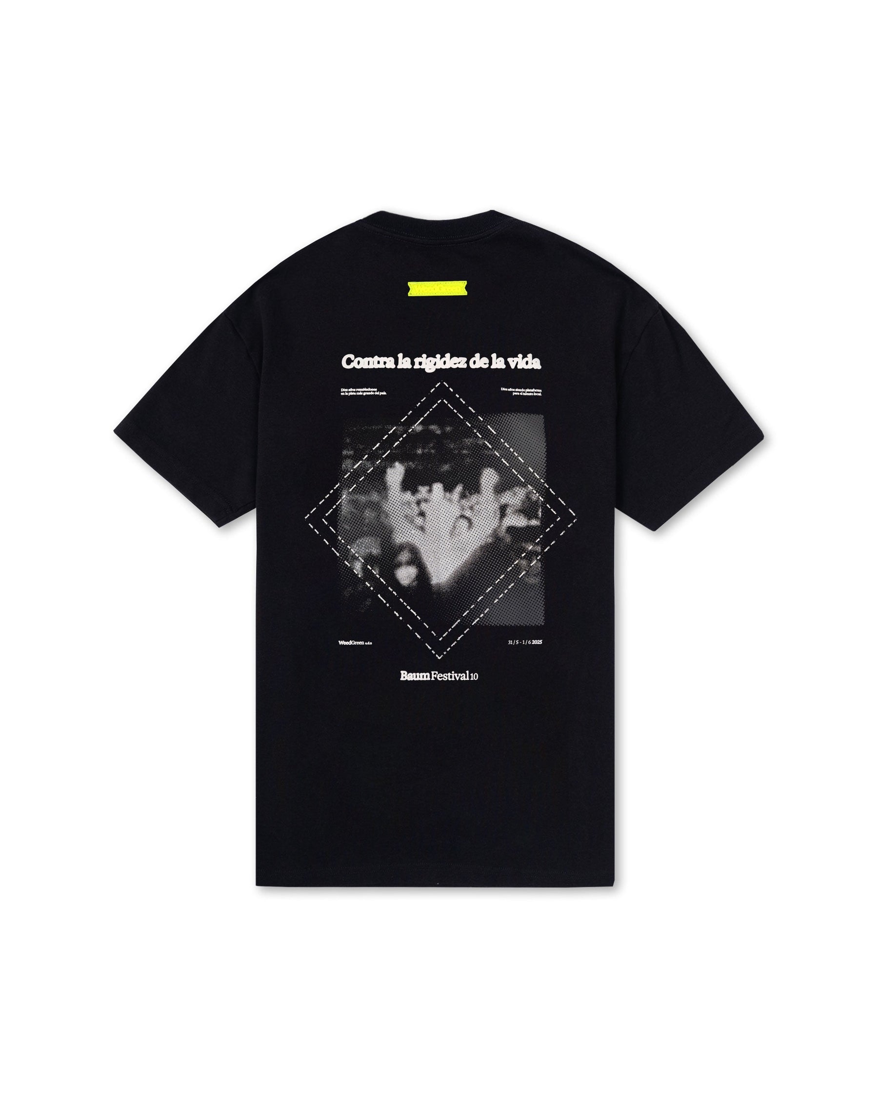 CAMISETA RIGIDEZ NEGRO