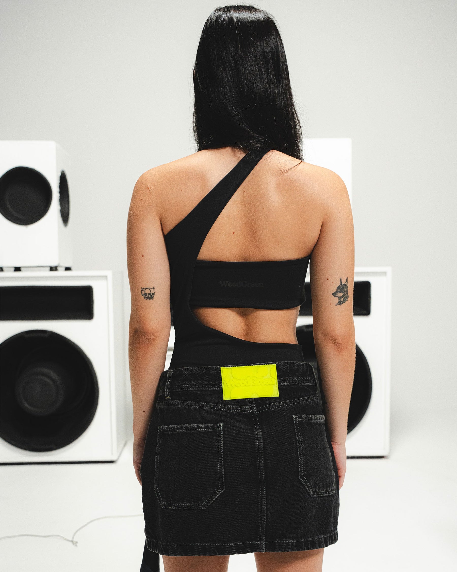 FALDA MINI SKIRT NEGRO