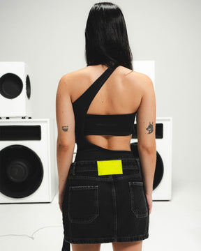 FALDA MINI SKIRT NEGRO