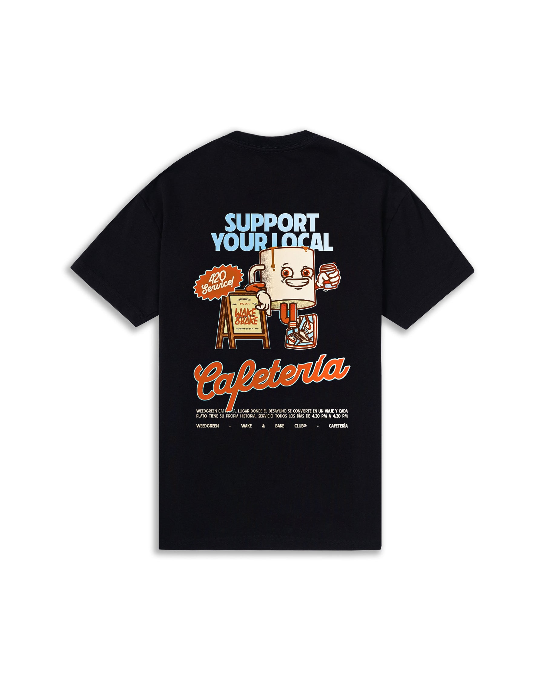 CAMISETA SUPPORT NEGRO