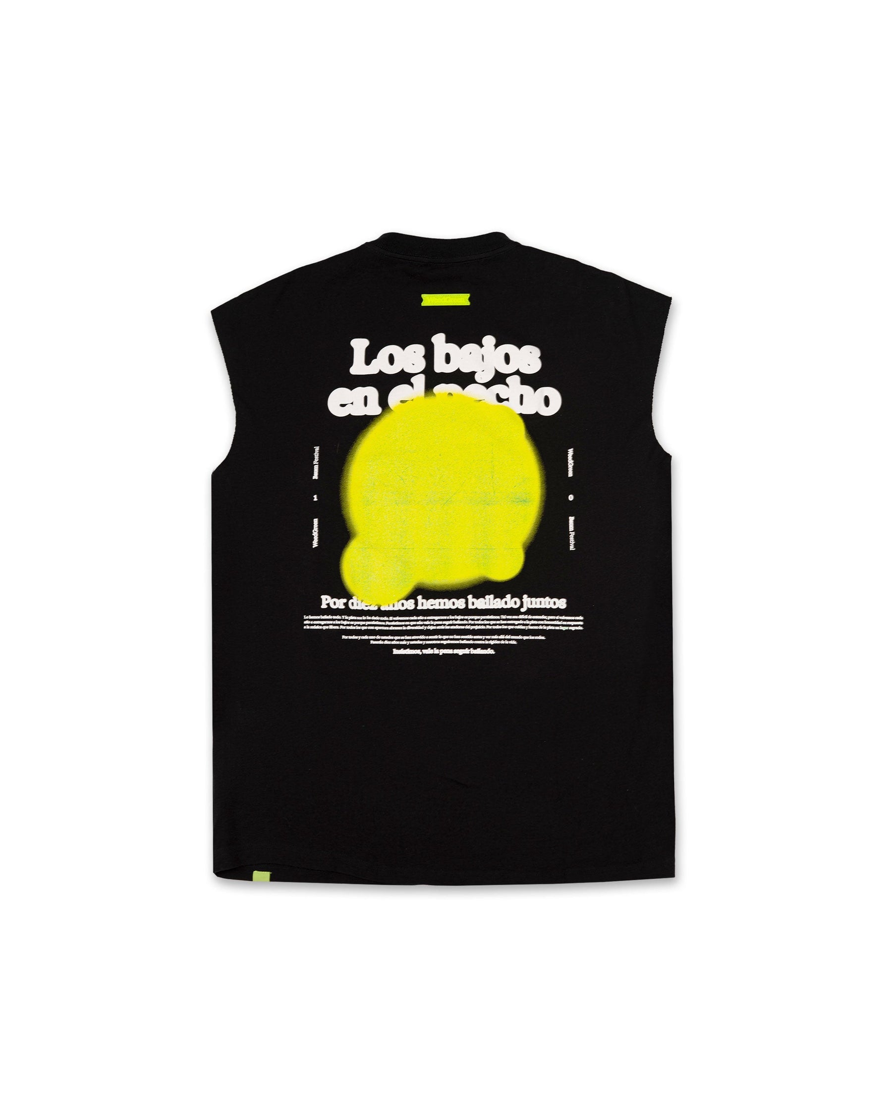 TANK OVERSIZED WEEDGREEN NEGRO