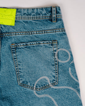 BAGGY JEANS LASSER MUJER HIELO